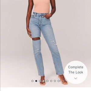 Curve Love 90’s Straight Ultra High Rose Jeans